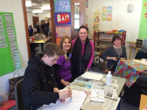 Bookmarks 2015 Our Lady of Lourdes Inchicore with teacher Anne Marie Roche and Illustrator Hannah Maguire