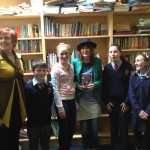 Principal Aideen Treacy and students of Culmullen NS Meath