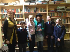Principal Aideen Treacy and students of Culmullen NS Meath
